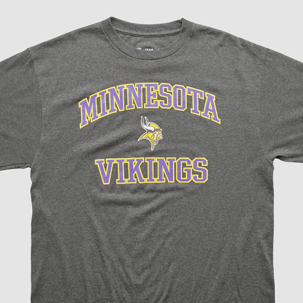 Minnesota Vikings NFL 2010s T-shirt - Dark Heather Gray Vintage - Fanatics