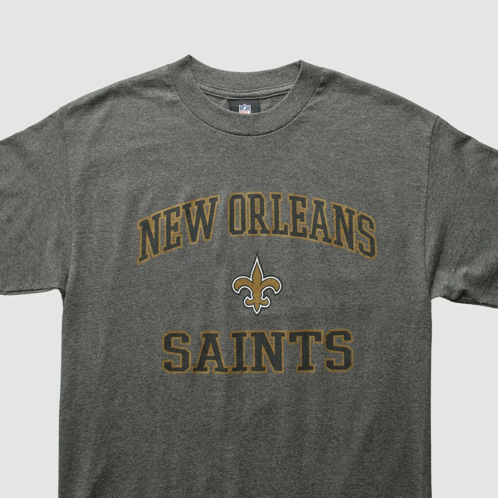 New Orleans Saints NFL 2010s T-shirt - Dark Heather Gray Vintage - Fanatics