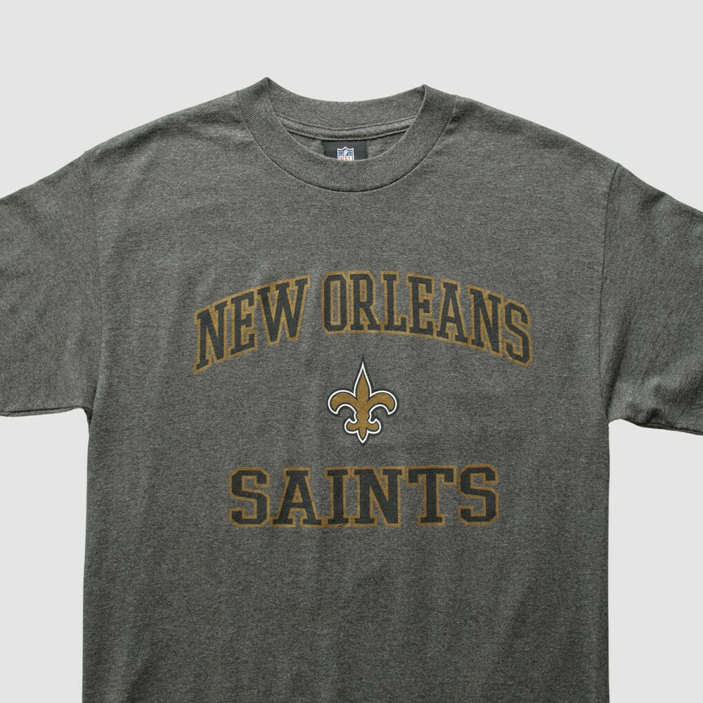 New Orleans Saints NFL 2010s T-shirt - Dark Heather Gray Vintage - Fanatics