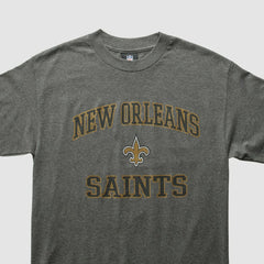 New Orleans Saints NFL 2010s T-shirt - Dark Heather Gray Vintage - Fanatics