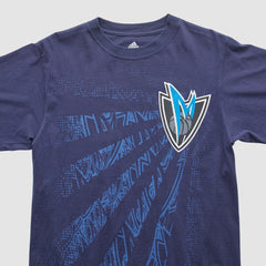Adidas Dallas Mavericks 2010s T-shirt Navy Vintage