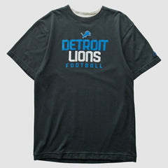 Detroit Lions Reebok 2000s T-shirt - Black Vintage - Fanatics
