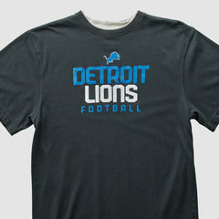 Detroit Lions Reebok 2000s T-shirt - Black Vintage - Fanatics