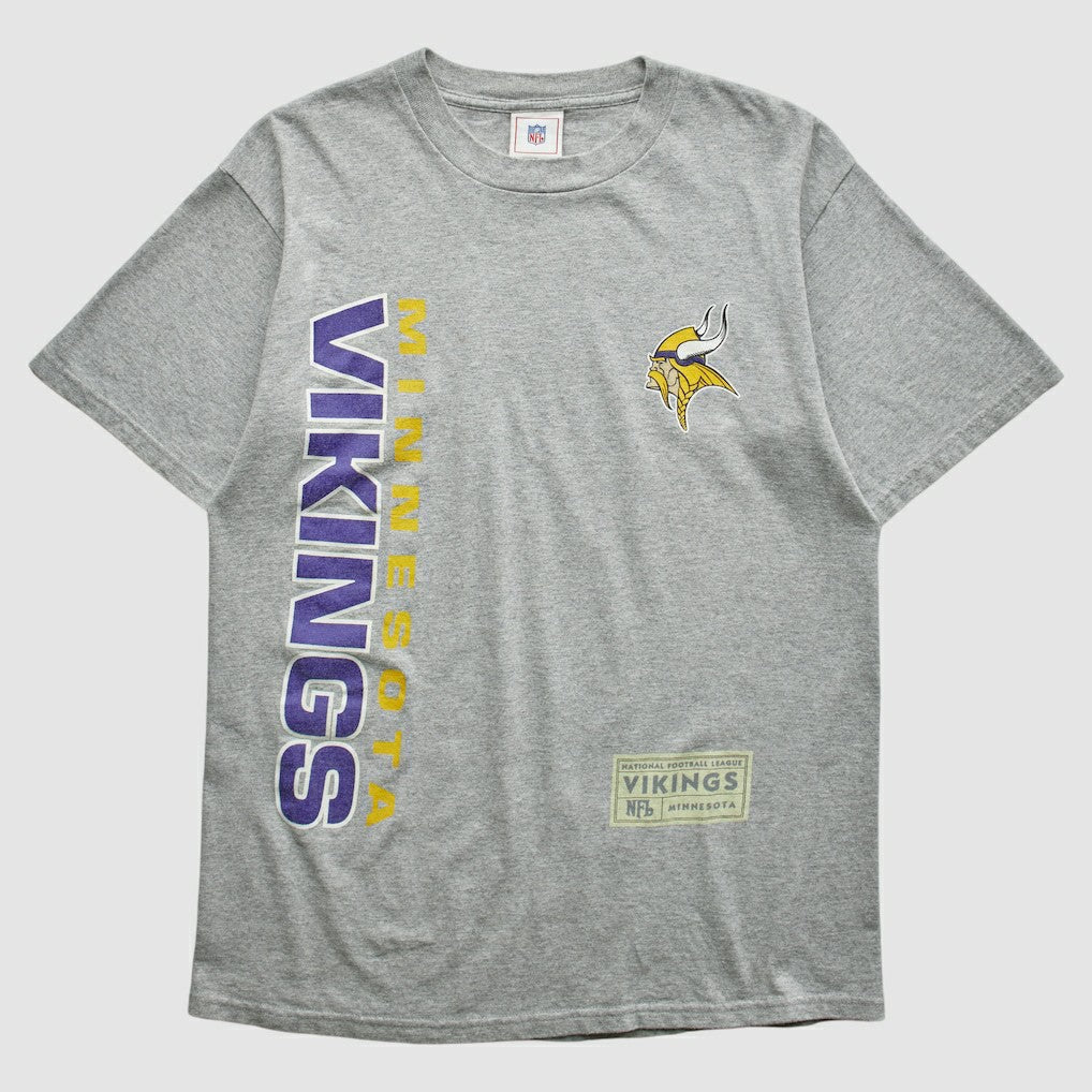 Minnesota Vikings NFL 2000s T-shirt - Heather Gray Vintage - Fanatics