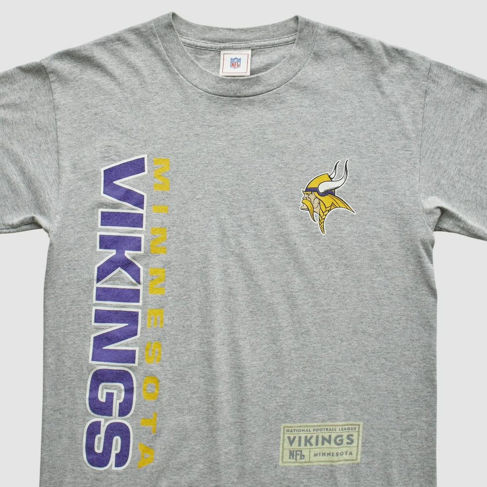 Minnesota Vikings NFL 2000s T-shirt - Heather Gray Vintage - Fanatics