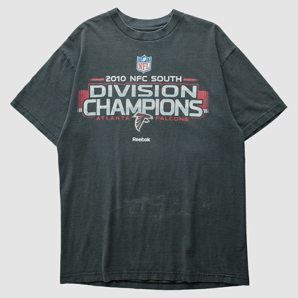 Atlanta Falcons Reebok 2010 T-shirt - Charcoal Vintage - Fanatics