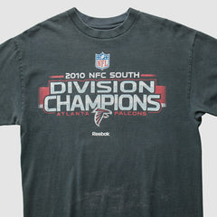 Atlanta Falcons Reebok 2010 T-shirt - Charcoal Vintage - Fanatics
