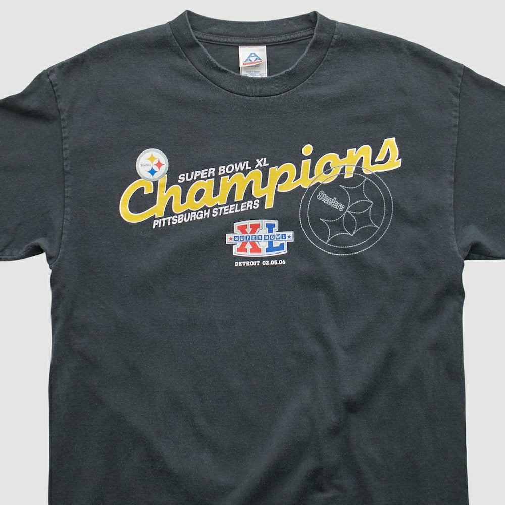 Pittsburgh Steelers All Style Apparel & Activewear 2006 T-shirt - Black Vintage - Fanatics