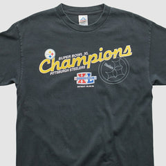 Pittsburgh Steelers All Style Apparel & Activewear 2006 T-shirt - Black Vintage - Fanatics