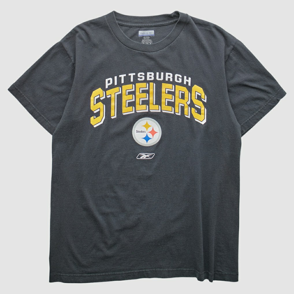 Pittsburgh Steelers Reebok 2000s T-shirt - Black Vintage - Fanatics