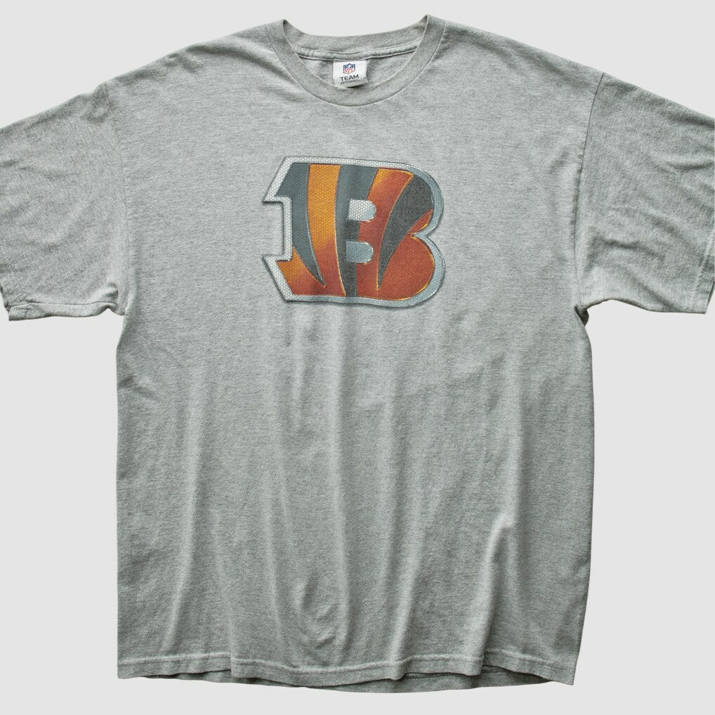 Cincinnati Bengals NFL 2010s T-shirt - Heather Gray Vintage - Fanatics