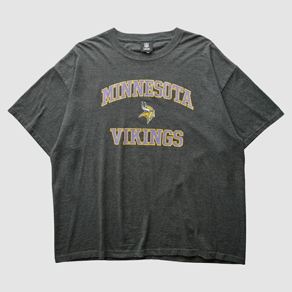 Minnesota Vikings NFL 2010s T-shirt - Dark Heather Gray Vintage - Fanatics