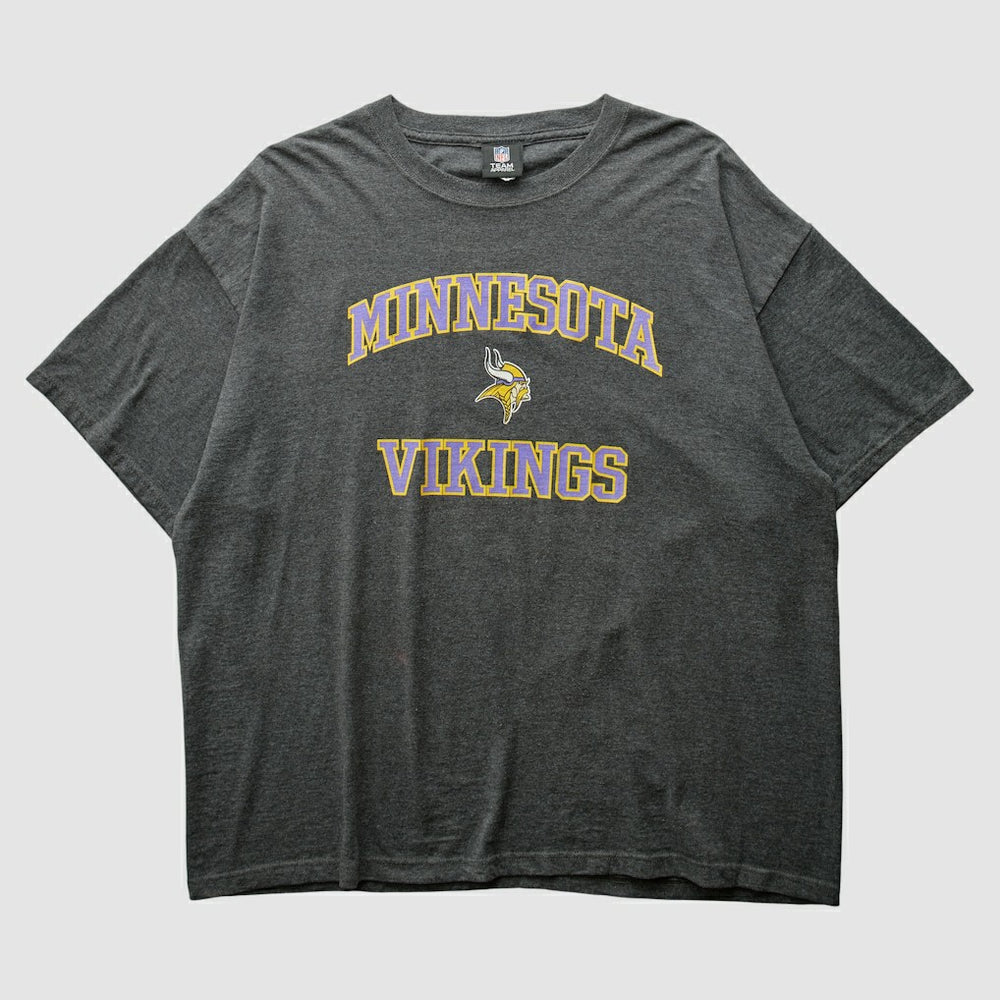 Minnesota Vikings NFL 2010s T-shirt - Dark Heather Gray Vintage - Fanatics