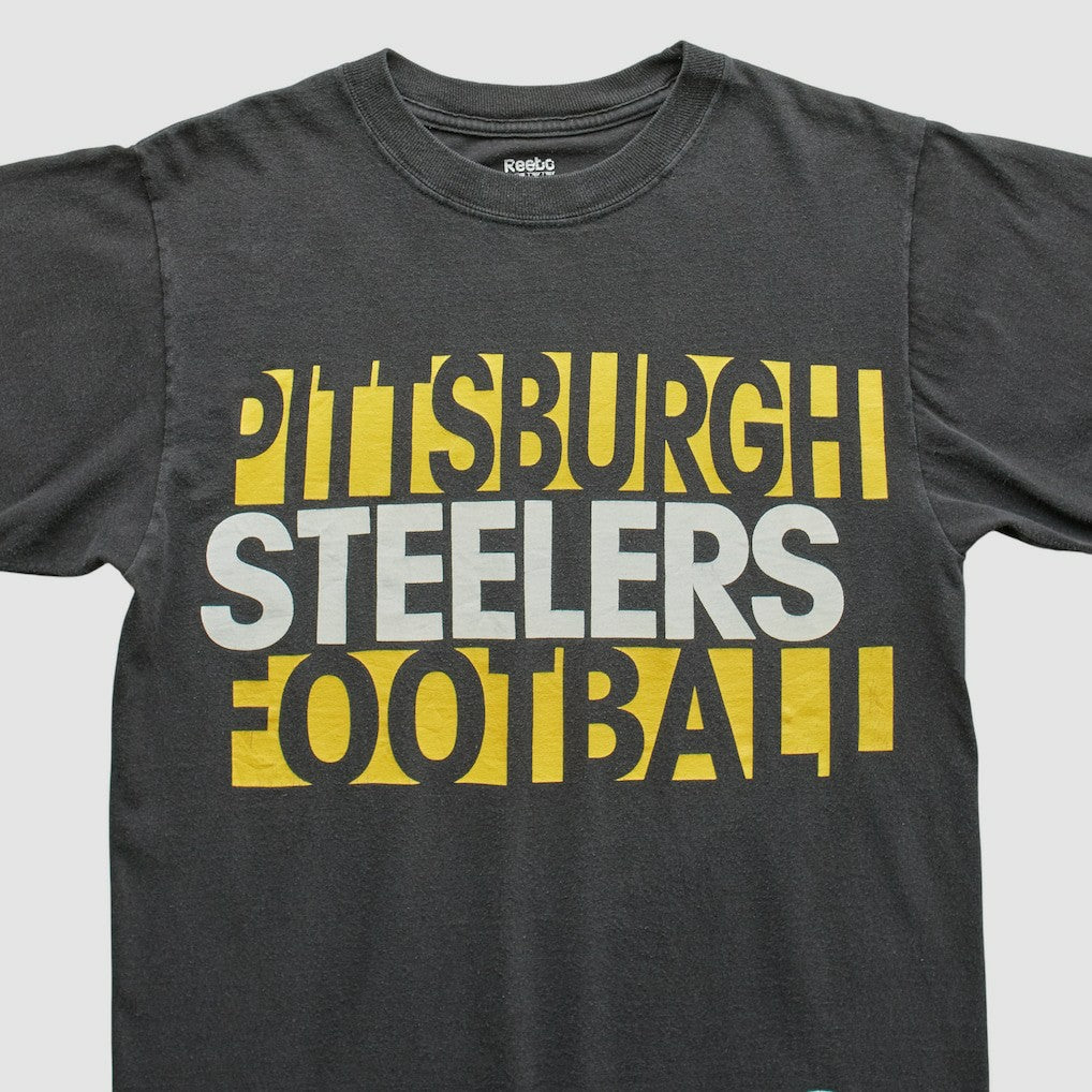 Pittsburgh Steelers Reebok 2000s T-shirt - Black Vintage - Fanatics