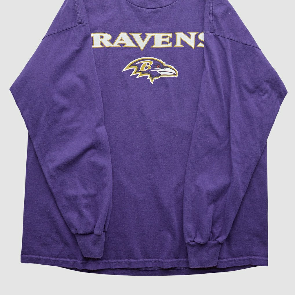 Baltimore Ravens NFL 2000s Long Sleeve T-shirt - Purple Vintage - Fanatics
