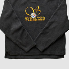 Pittsburgh Steelers Pro Edge 2000s Pullover Sweatshirt - Black Vintage - Fanatics