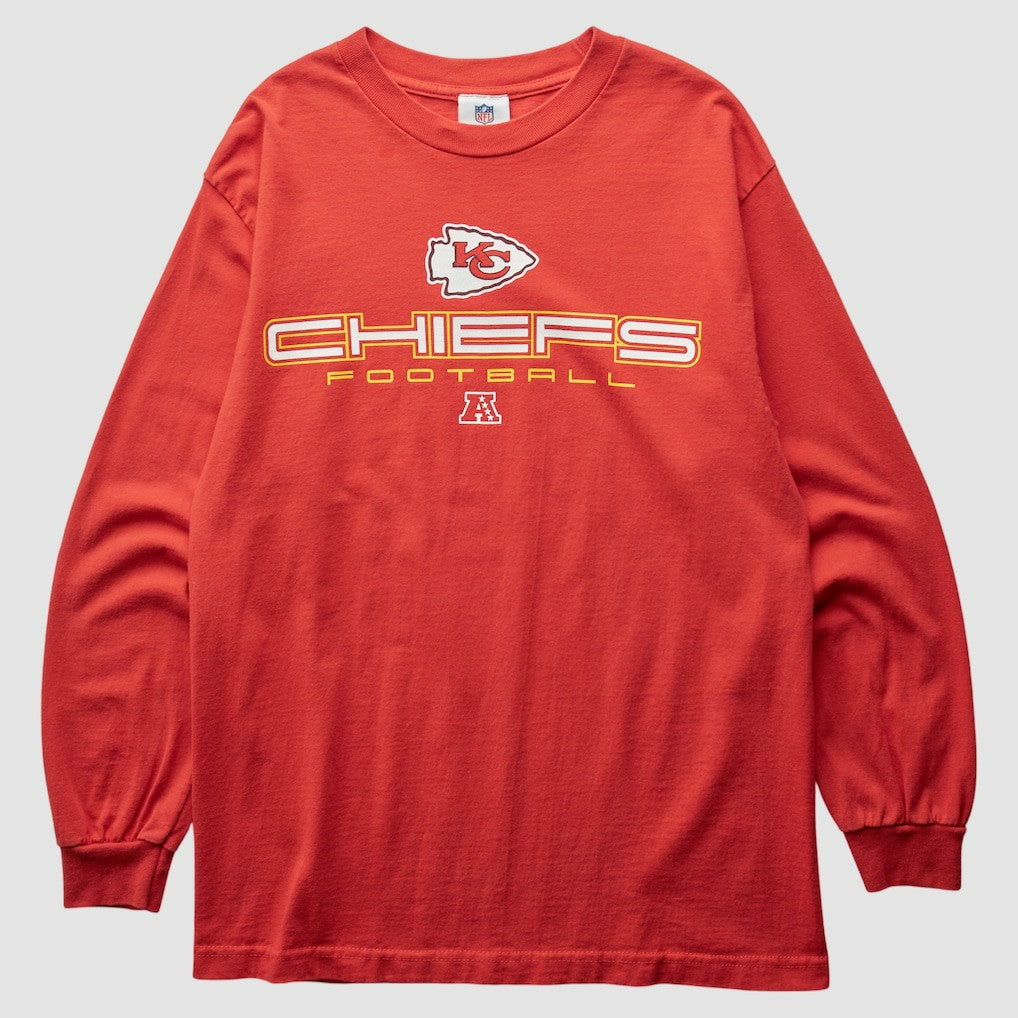 Kansas City Chiefs NFL 2000s Long Sleeve T-shirt - Red Vintage - Fanatics