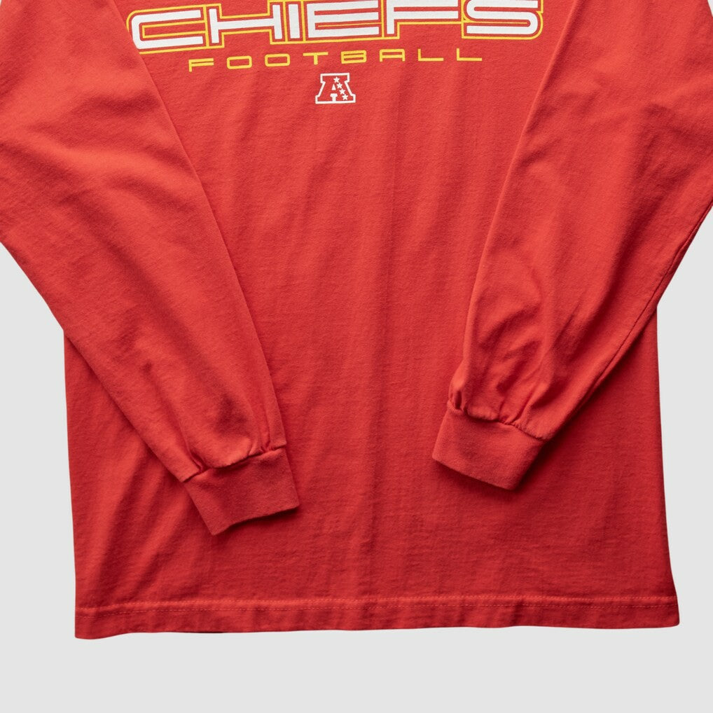 Kansas City Chiefs NFL 2000s Long Sleeve T-shirt - Red Vintage - Fanatics