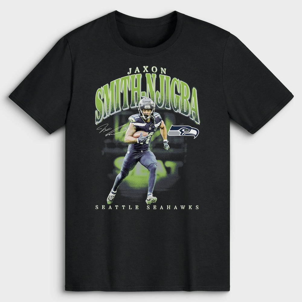 Jaxon Smith-Njigba Seattle Seahawks Player Hype T-Shirt - Black - NFL