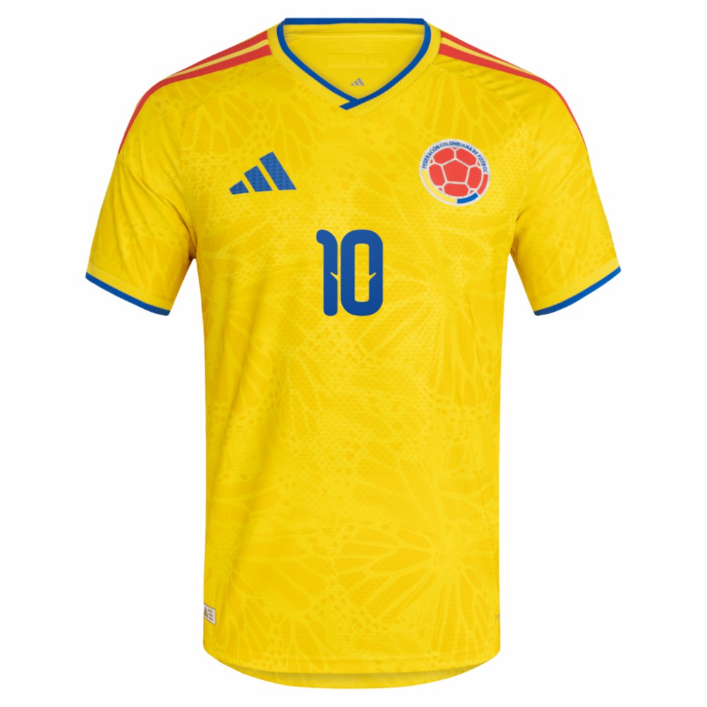 Adidas - James Rodriguez Colombia National Team 2026 Home Jersey - Yellow