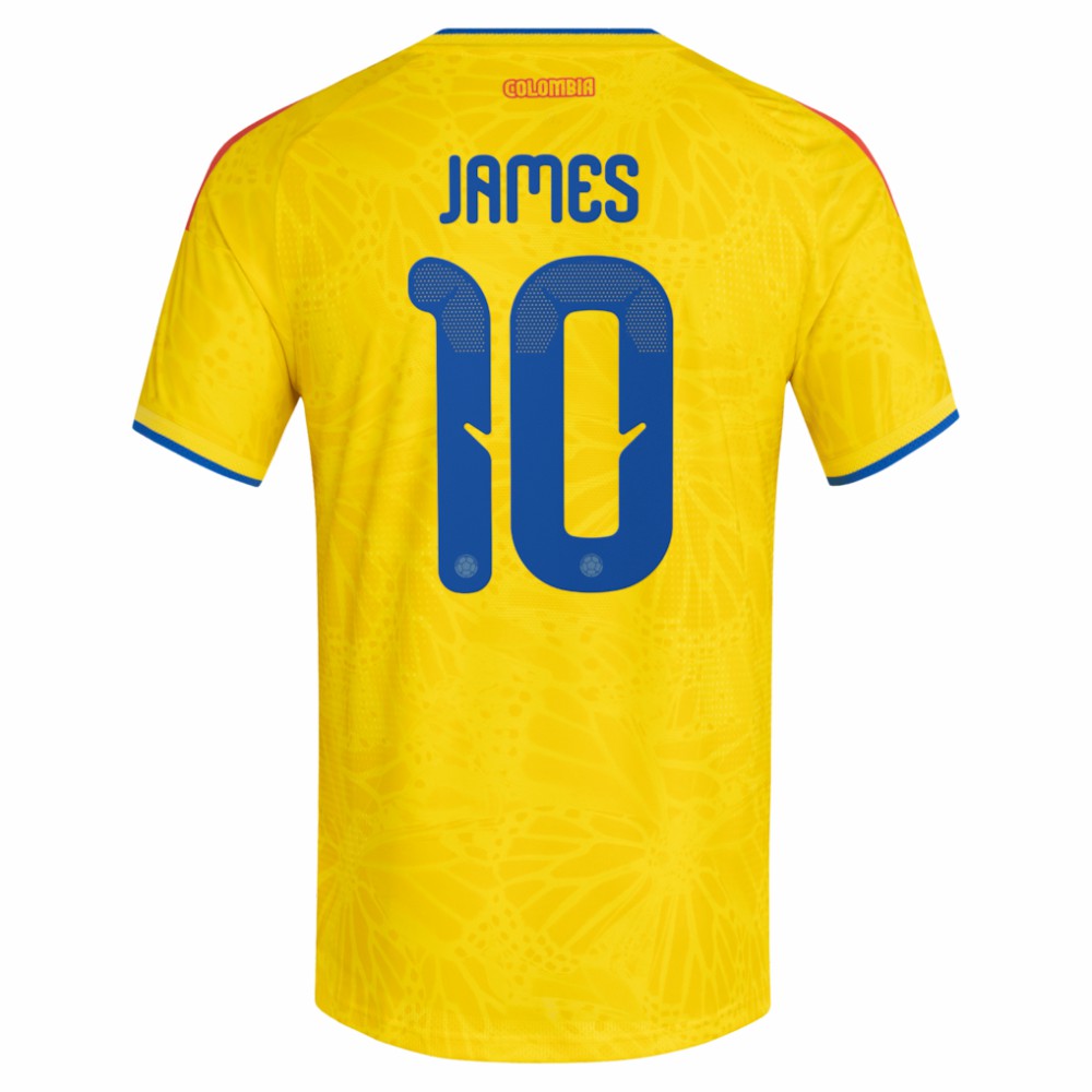 Adidas - James Rodriguez Colombia National Team 2026 Home Jersey - Yellow