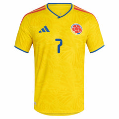 Adidas - Luis Diaz Colombia National Team 2026 Home Jersey - Yellow