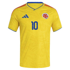 Adidas - James Rodriguez Colombia National Team 2026 Home Replica Jersey - Yellow