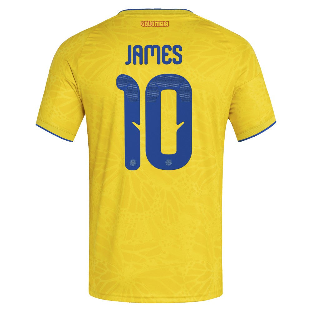 Adidas - James Rodriguez Colombia National Team 2026 Home Replica Jersey - Yellow