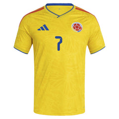 Adidas - Luis Diaz Colombia National Team 2026 Home Replica Jersey - Yellow