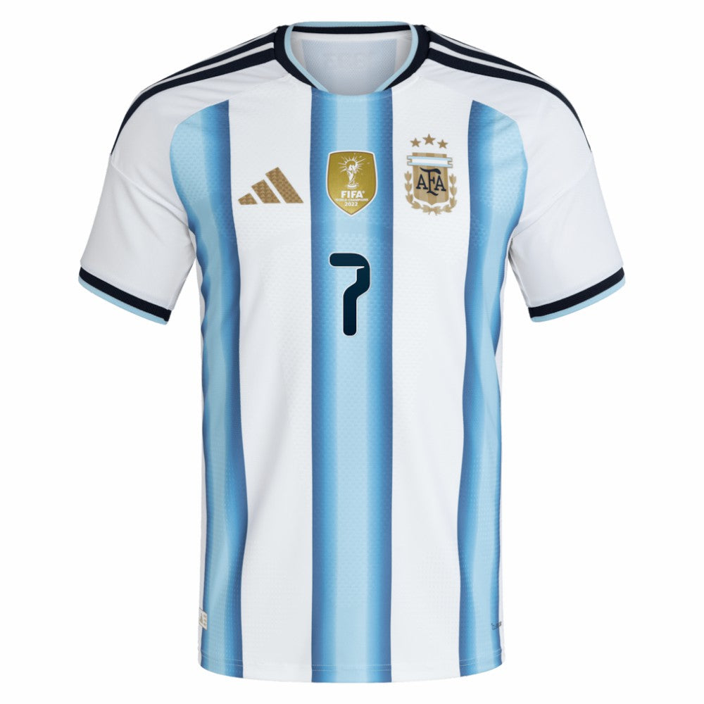 Adidas - Rodrigo De Paul Argentina National Team 2026 Home Jersey - White