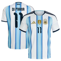 Adidas - Angel Di Maria Argentina National Team 2026 Home Replica Jersey - White