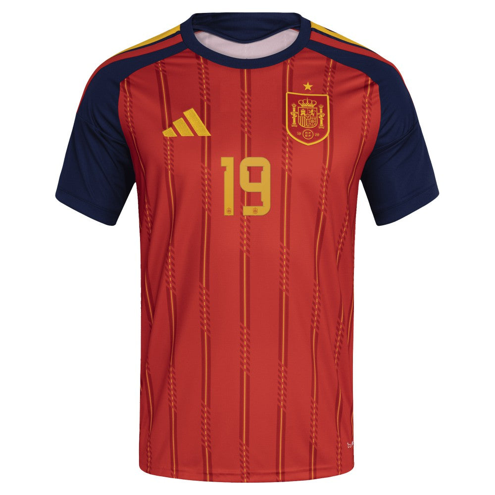 Adidas - Lamine Yamal Spain National Team 2026 Home Replica Jersey - Red
