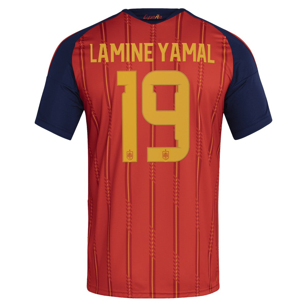 Adidas - Lamine Yamal Spain National Team 2026 Home Replica Jersey - Red