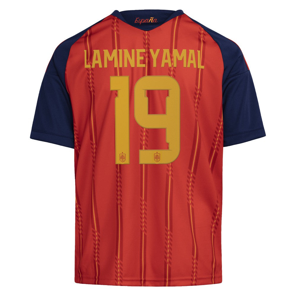 Adidas - Lamine Yamal Spain National Team Youth 2026 Home Replica Jersey - Red