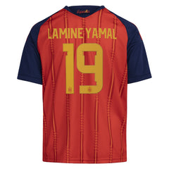 Adidas - Lamine Yamal Spain National Team Youth 2026 Home Replica Jersey - Red