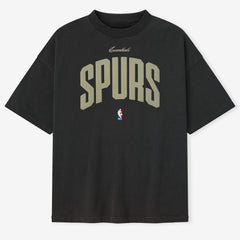 San Antonio Spurs Fear of God x NBA Unisex 90's T-Shirt Black