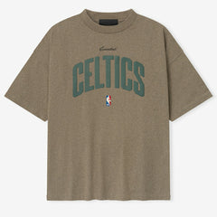 Boston Celtics Fear of God x NBA Unisex 90's T-Shirt Heather Gray