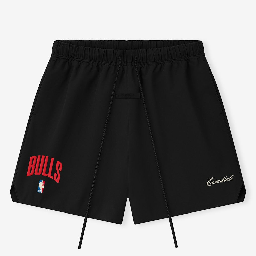 Chicago Bulls Fear of God x NBA Unisex Classic Fit Shorts Black