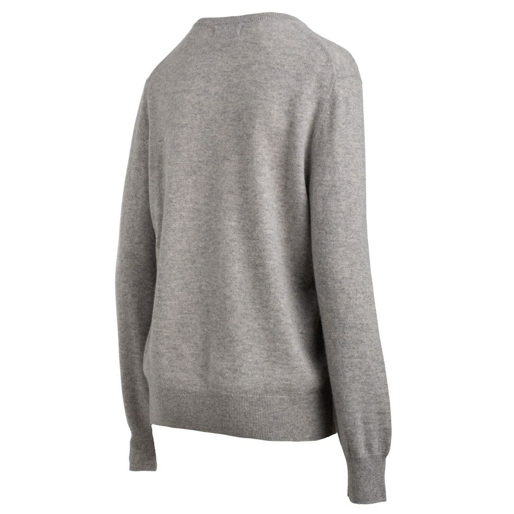 New England Patriots NAADAM Cashmere Sweater - Gray - NFL