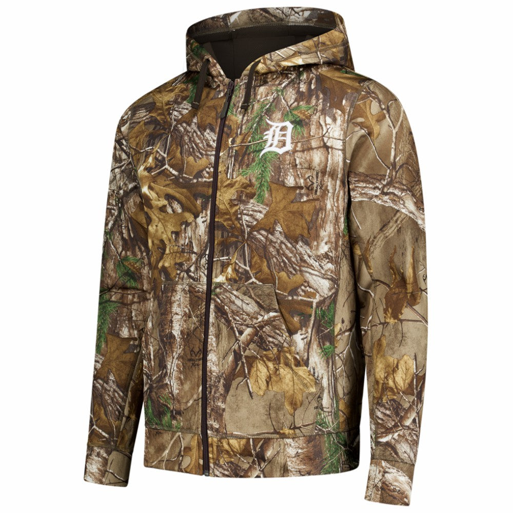Detroit Tigers Dunbrooke Trophy Realtree Full-Zip Hoodie Sale