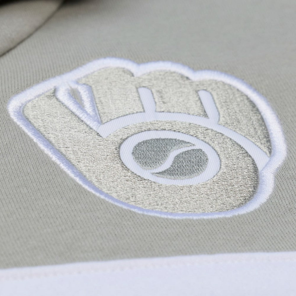 Milwaukee Brewers Mitchell & Ness Cooperstown Collection Thunderstorm Head Coach Hoodie Near Me