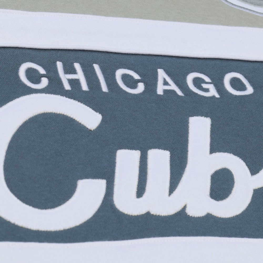 Chicago Cubs Mitchell & Ness Cooperstown Collection Thunderstorm Head Coach Hoodie Sale