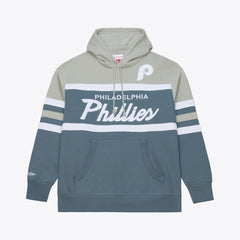 Philadelphia Phillies Mitchell & Ness Cooperstown Collection Thunderstorm Head Coach Hoodie Sale