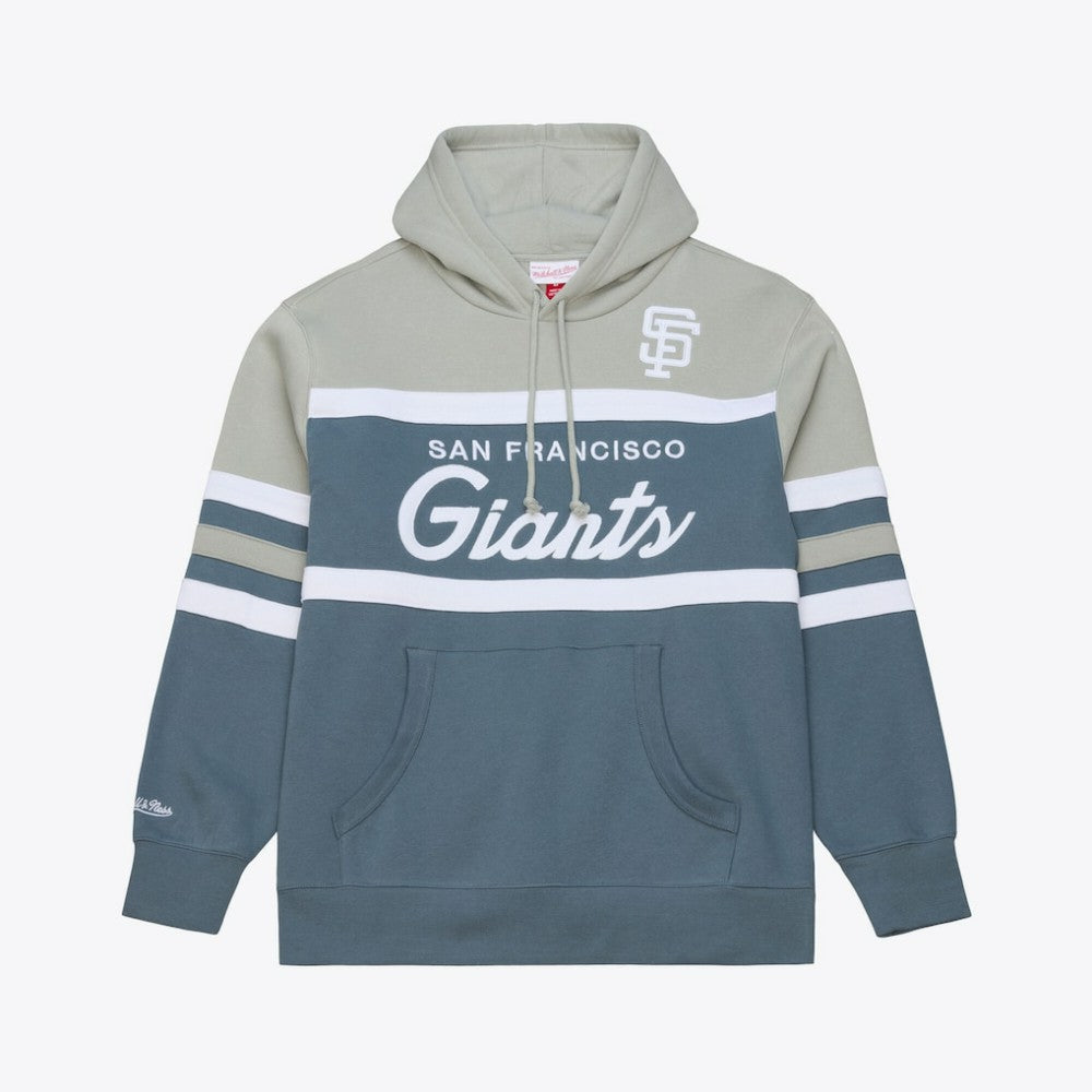 San Francisco Giants Mitchell & Ness Cooperstown Collection Thunderstorm Head Coach Hoodie Online