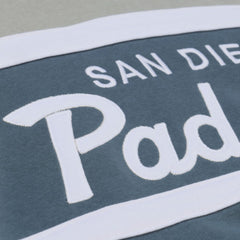 San Diego Padres Mitchell & Ness Cooperstown Collection Thunderstorm Head Coach Hoodie Near Me