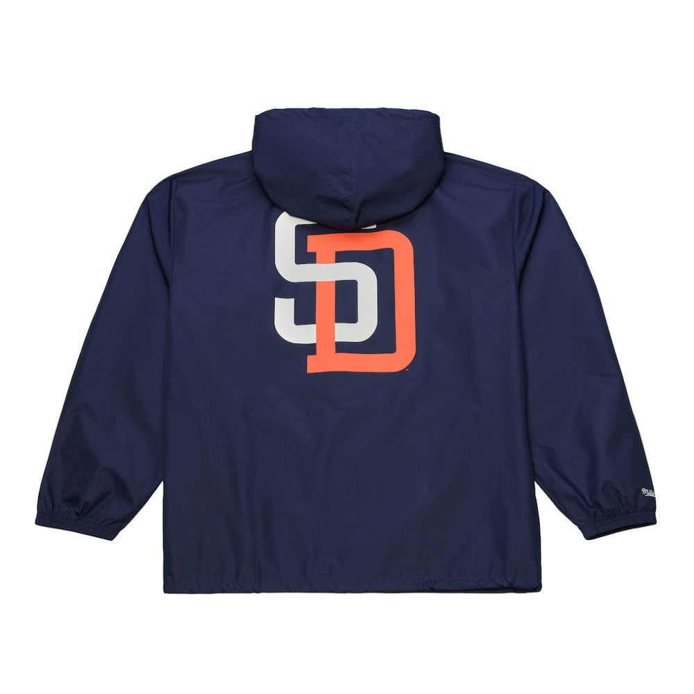 San Diego Padres Mitchell & Ness Full-Snap Hooded Coaches Jacket Discount