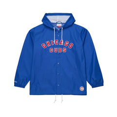 Chicago Cubs Mitchell & Ness Full-Snap Hooded Coaches Jacket Online