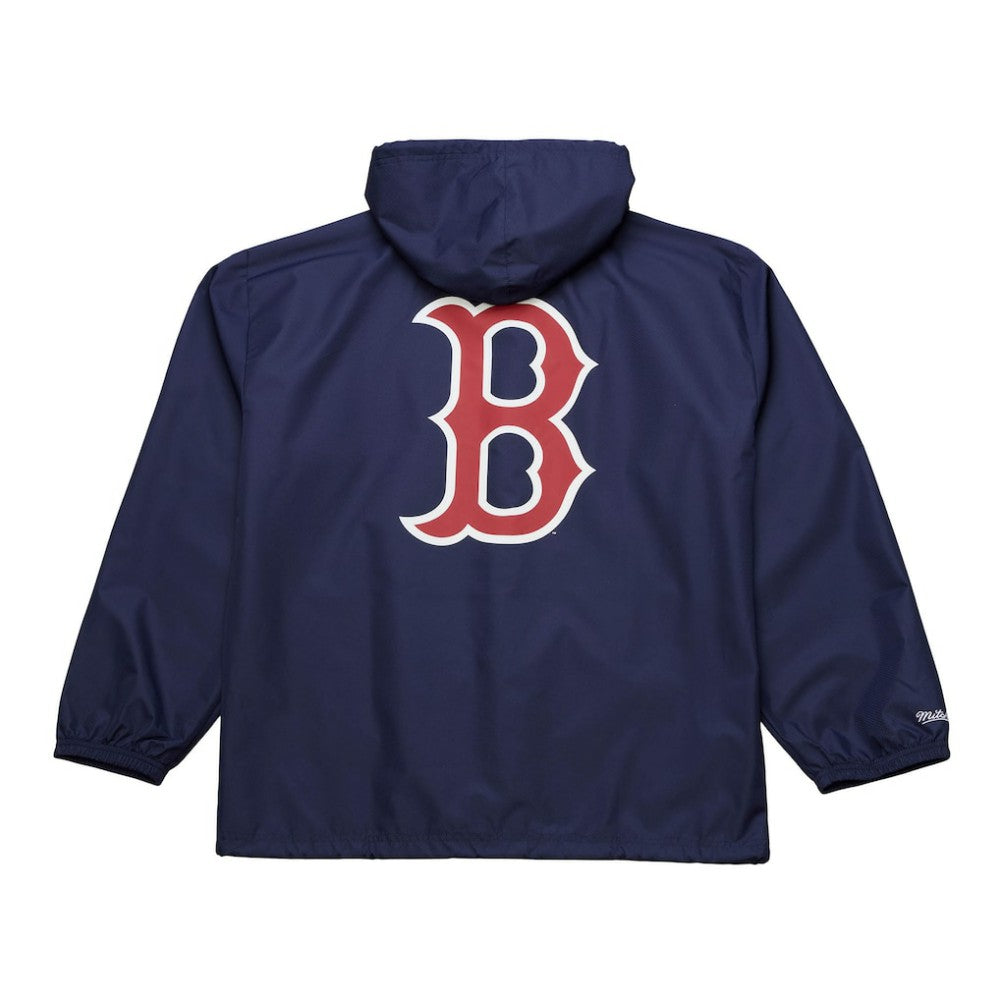 Boston Red Sox Mitchell & Ness Full-Snap Hooded Coaches Jacket Outlet