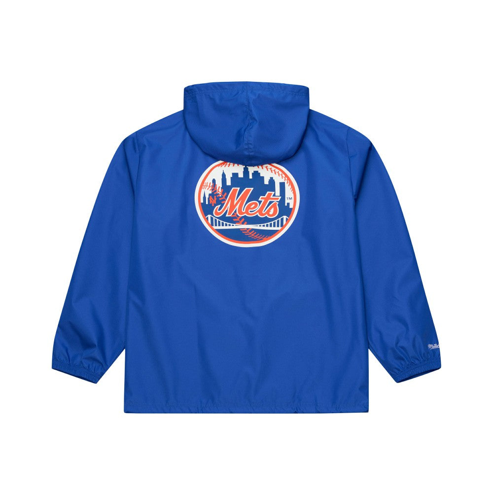 New York Mets Mitchell & Ness Full-Snap Hooded Coaches Jacket Near Me