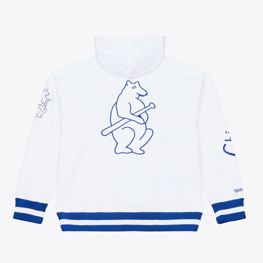 Chicago Cubs Mitchell & Ness Cooperstown Collection Fleece Hoodie Discount